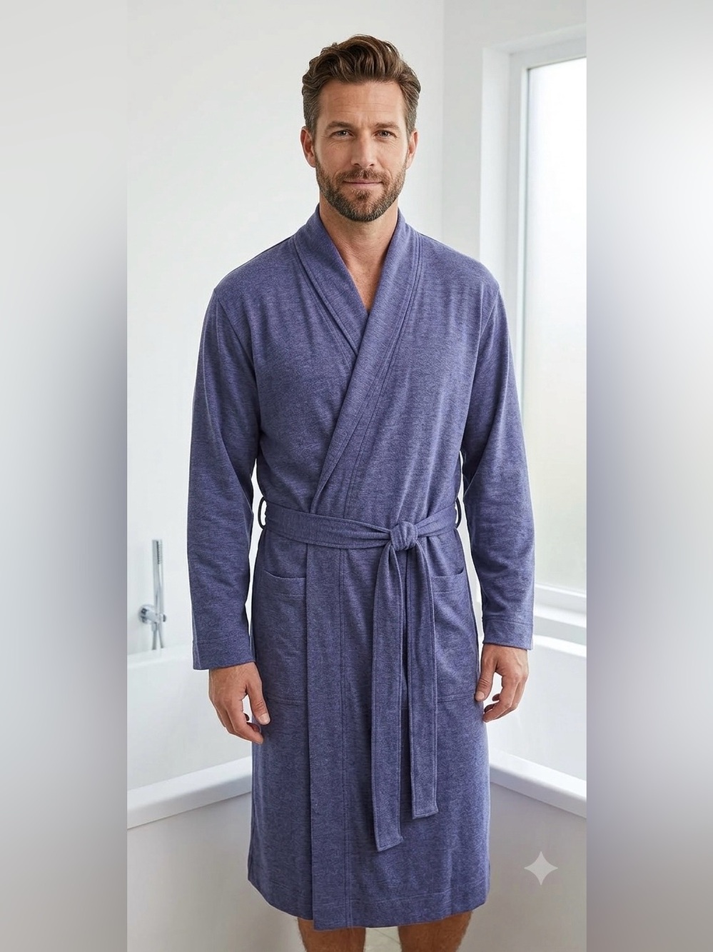 Goodfellow & Co Blue Robe NWT L/XL Minor Flaw
